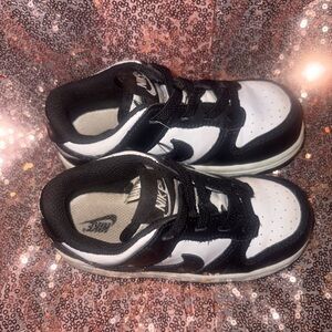 Nike Kids Black and White Sneakers